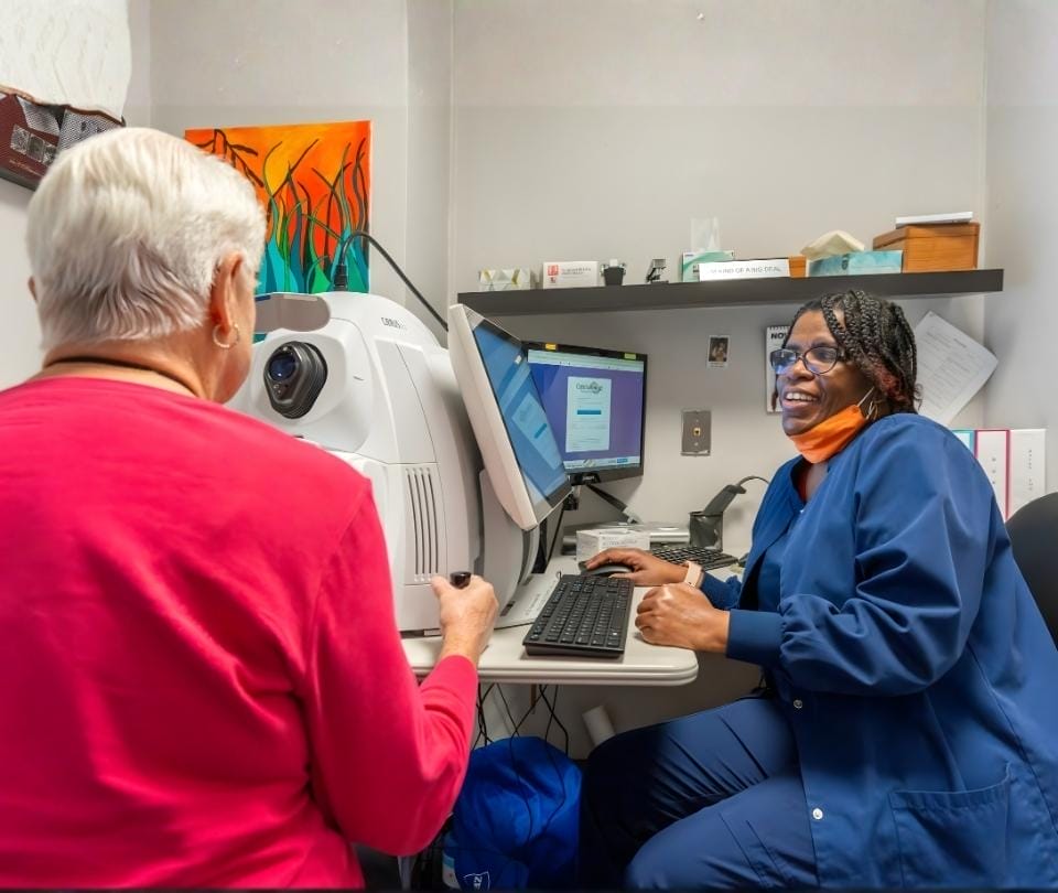 Patient care environment at Hatboro Vision Care